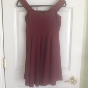 Off-the-Shoulder Skater Dress